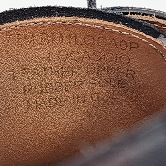 Bruno Magli Locascio Black Nappa Leather Cap Toe Oxford BM1LOCA0P Size 7.5 M - Picture 9 of 10